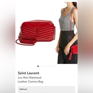 Saint Laurent Lou Mini Malasse’ Crossbody